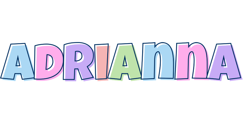 Adrianna pastel logo