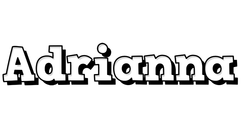Adrianna snowing logo
