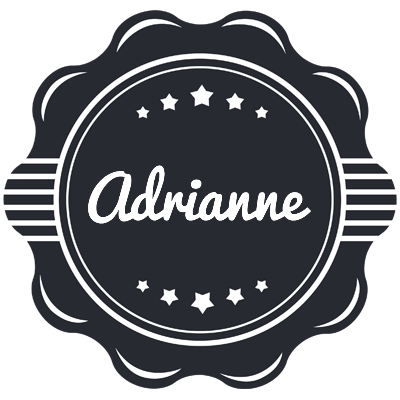 Adrianne badge logo