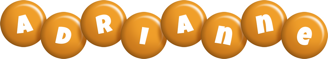 Adrianne candy-orange logo