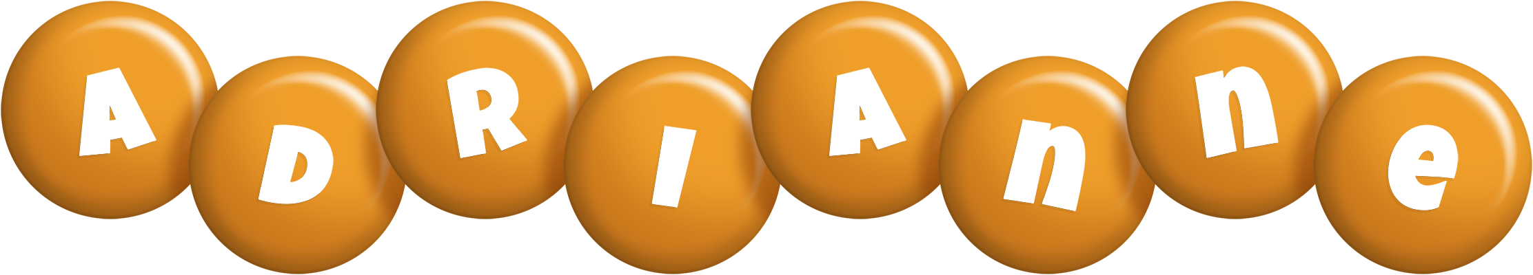 Adrianne candy-orange logo