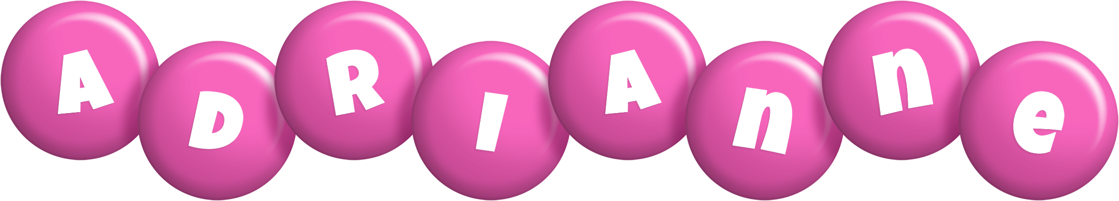Adrianne candy-pink logo