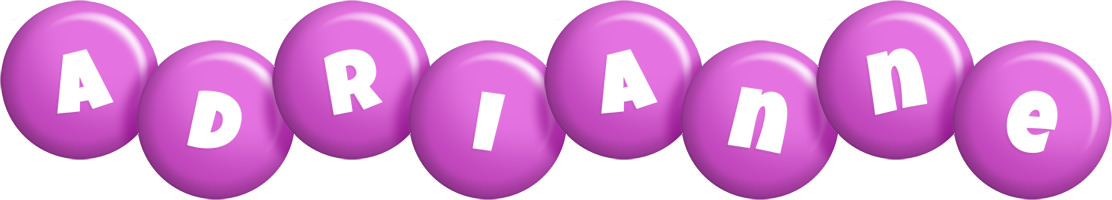 Adrianne candy-purple logo