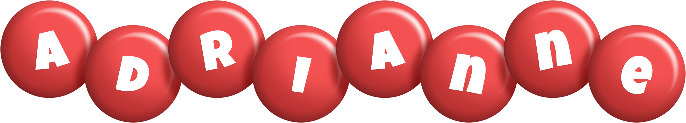 Adrianne candy-red logo