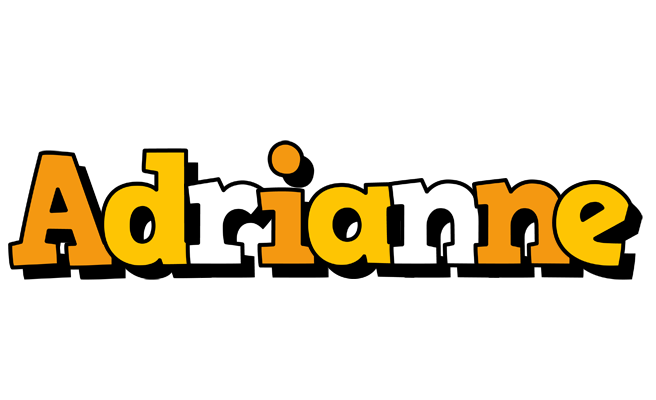Adrianne cartoon logo