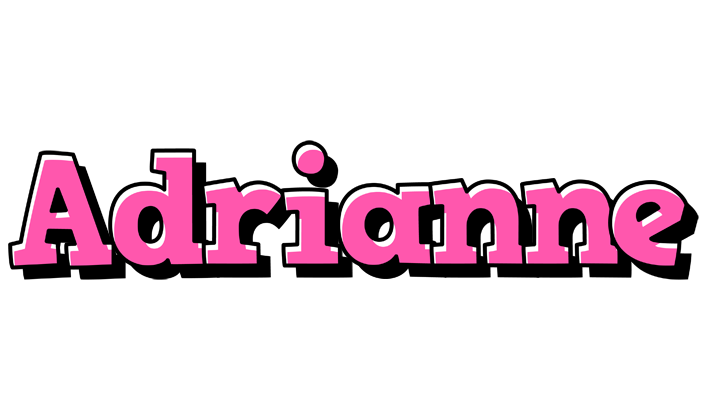 Adrianne girlish logo
