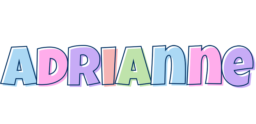 Adrianne pastel logo