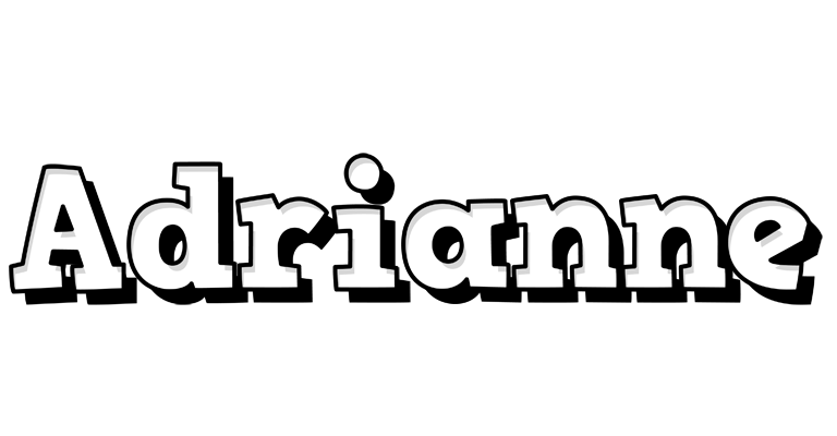 Adrianne snowing logo