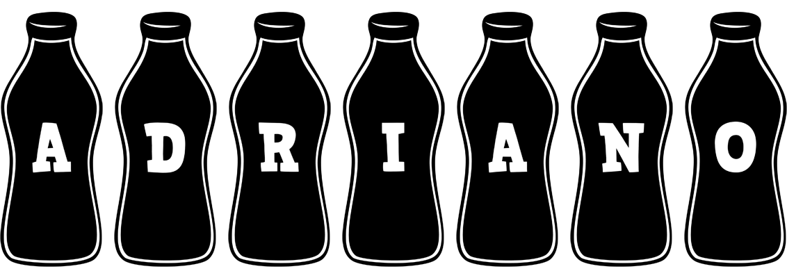 Adriano bottle logo