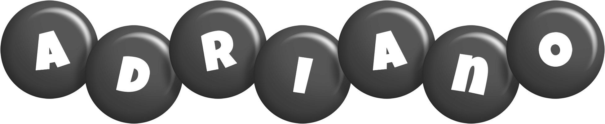 Adriano candy-black logo