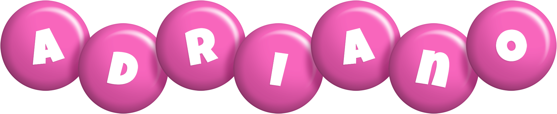 Adriano candy-pink logo