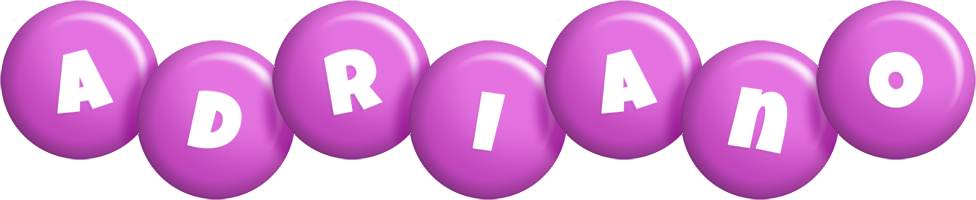 Adriano candy-purple logo