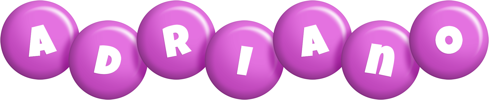 Adriano candy-purple logo