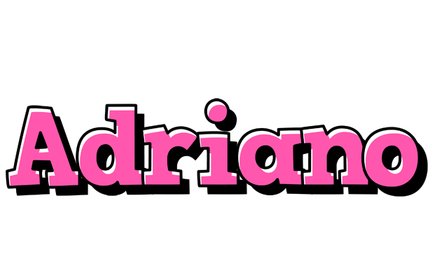 Adriano girlish logo