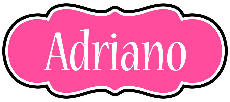 Adriano invitation logo