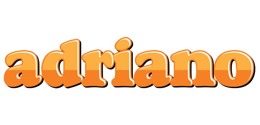 Adriano orange logo