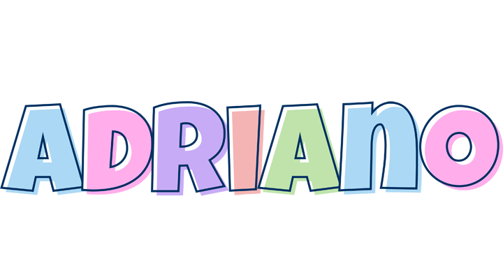 Adriano pastel logo