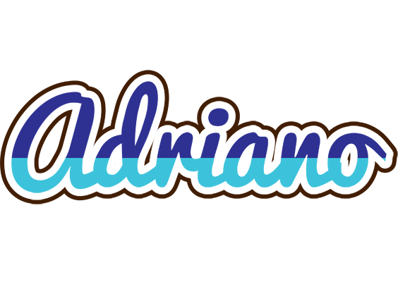 Adriano raining logo