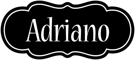 Adriano welcome logo