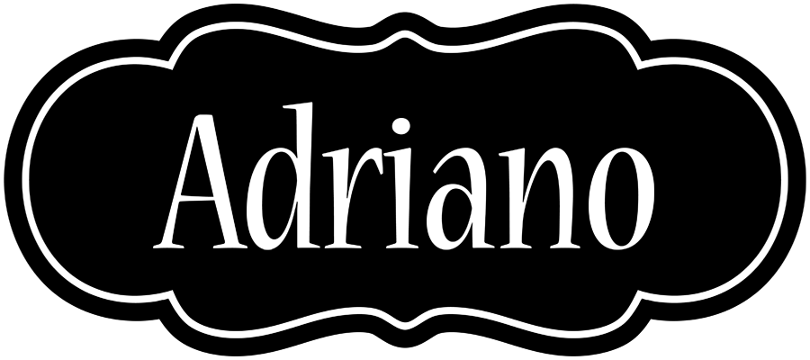 Adriano welcome logo