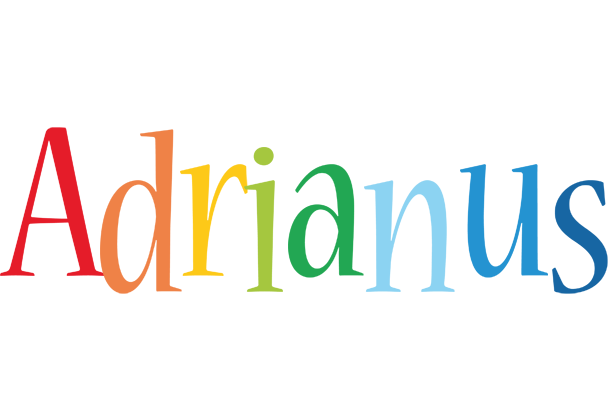 Adrianus birthday logo