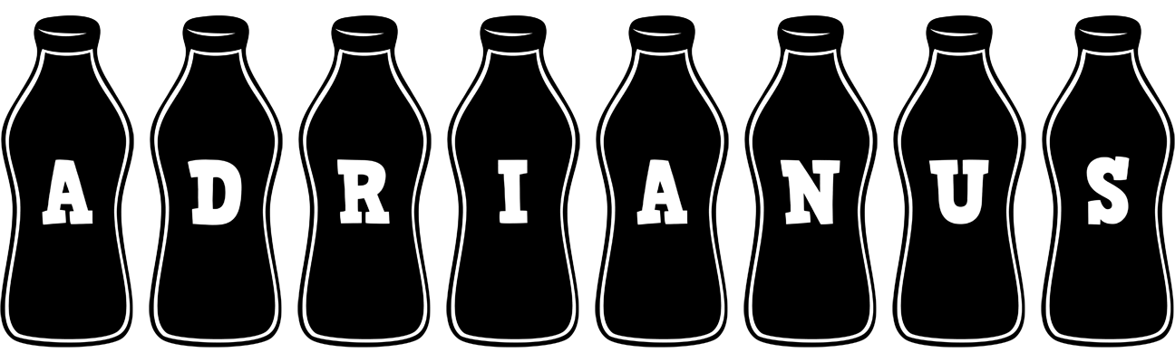Adrianus bottle logo