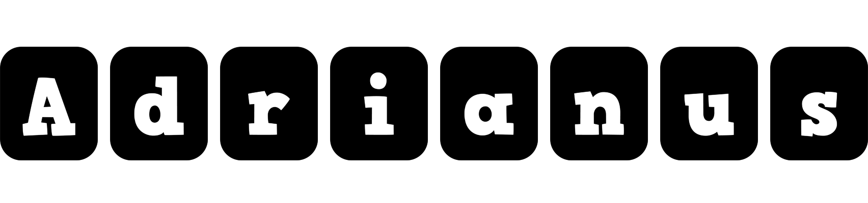 Adrianus box logo