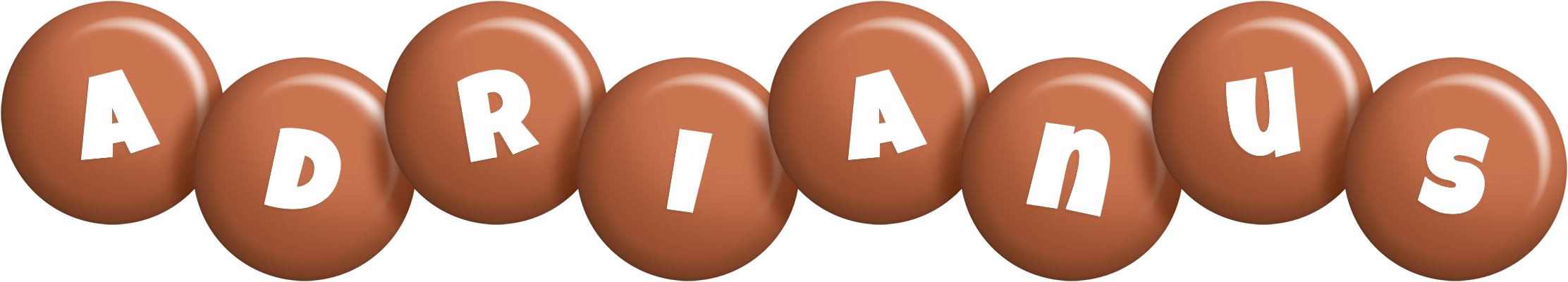 Adrianus candy-brown logo