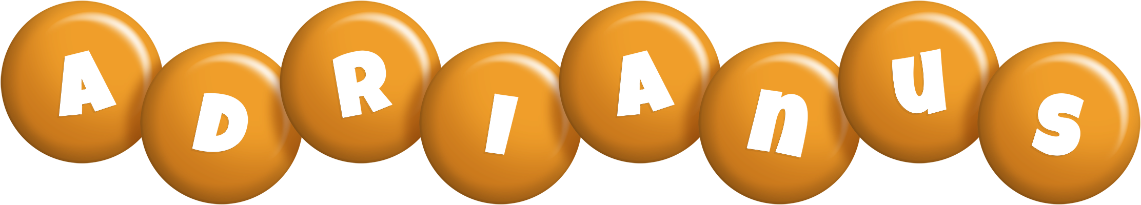 Adrianus candy-orange logo