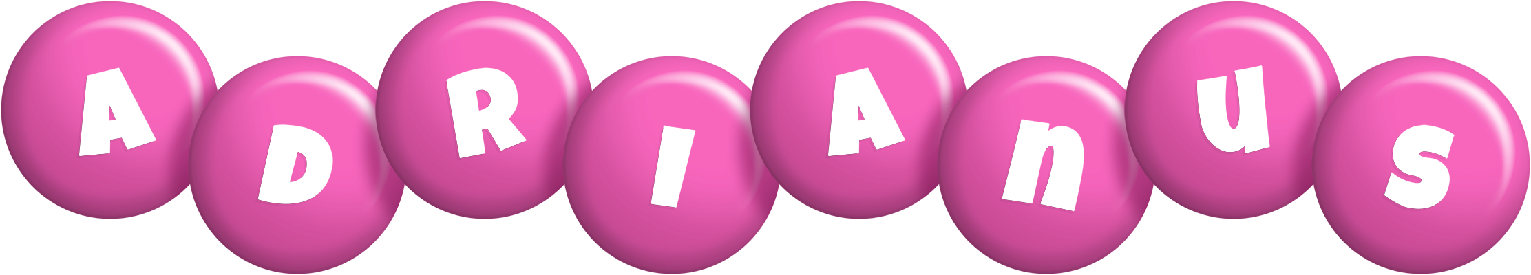 Adrianus candy-pink logo