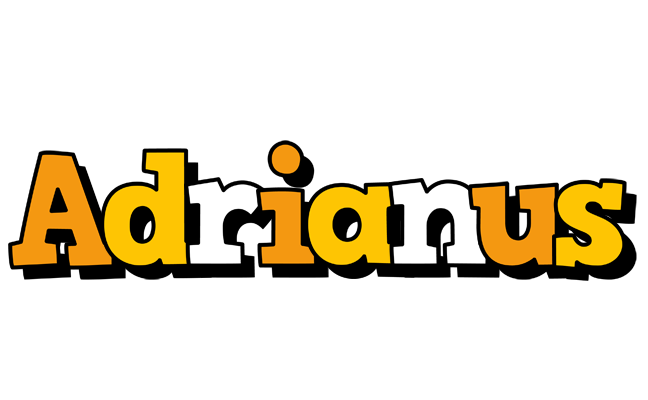 Adrianus cartoon logo