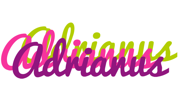 Adrianus flowers logo
