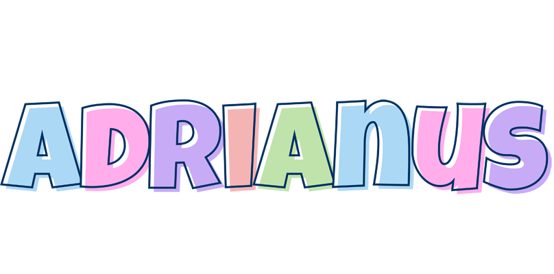 Adrianus pastel logo