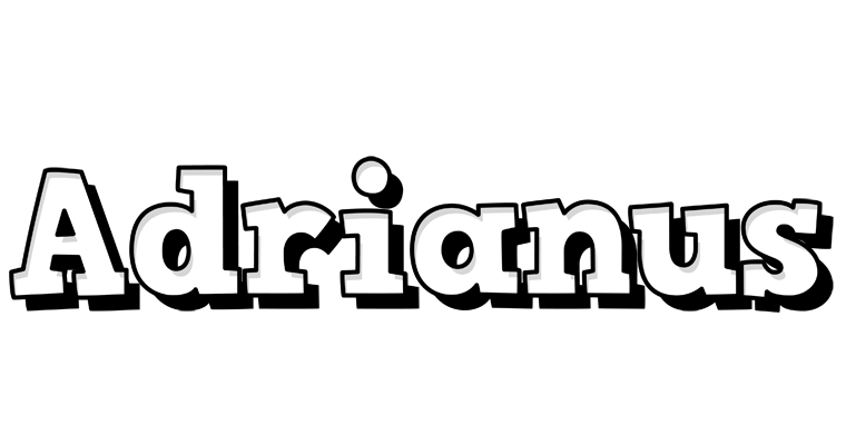 Adrianus snowing logo
