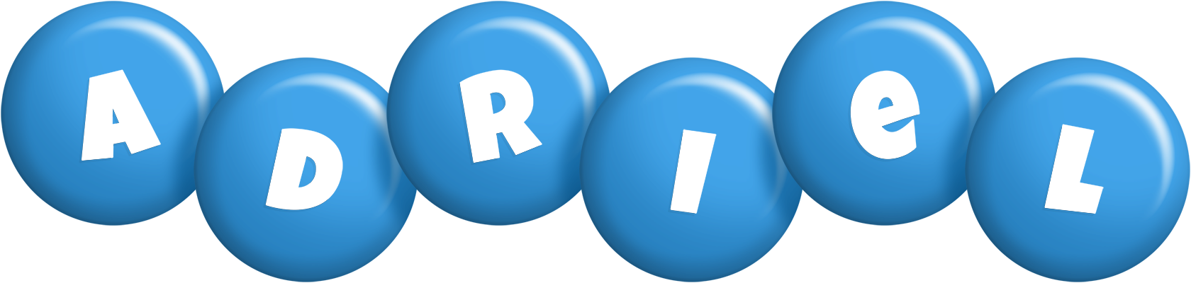 Adriel candy-blue logo