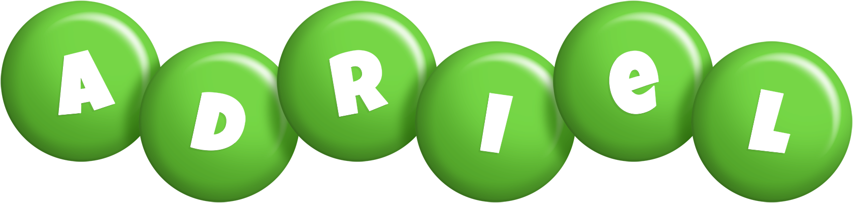 Adriel candy-green logo