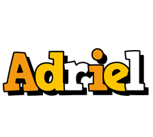 Adriel cartoon logo