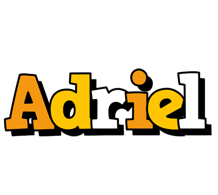 Adriel cartoon logo