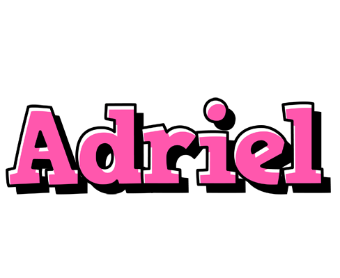Adriel girlish logo