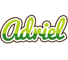 Adriel golfing logo