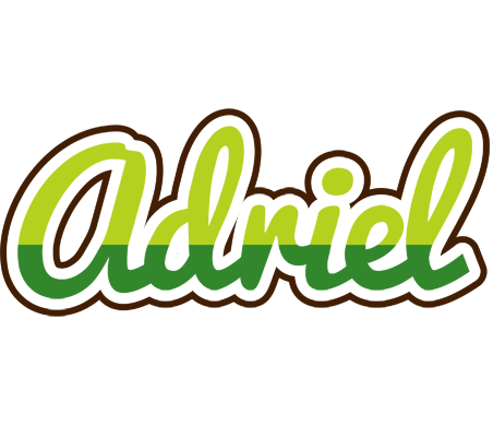 Adriel golfing logo