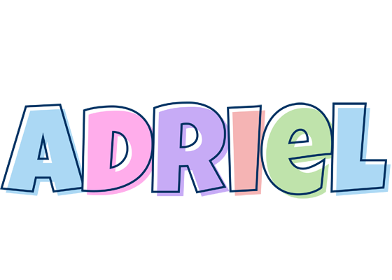 Adriel pastel logo