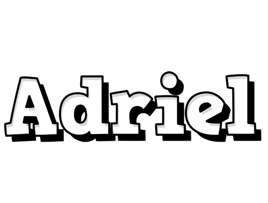 Adriel snowing logo