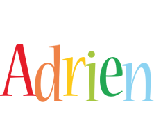 Adrien birthday logo