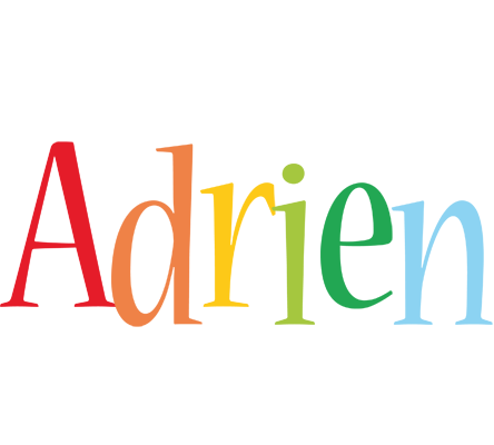 Adrien birthday logo