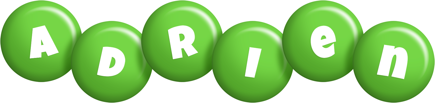 Adrien candy-green logo