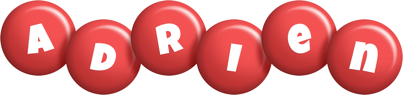Adrien candy-red logo