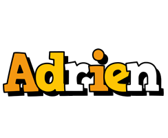 Adrien cartoon logo