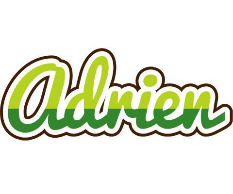 Adrien golfing logo