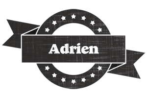 Adrien grunge logo